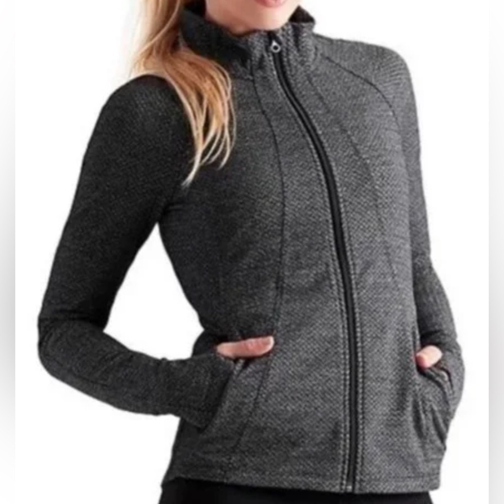 Athleta XL Heartbeat Hope Herringbone Jacket